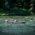 Łodzie odpływają na przystań techniczną